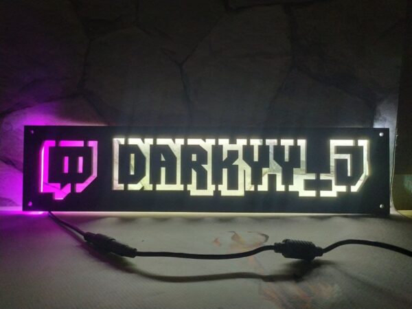 Custom Gamer Tag Neon Light – Personalized LED Sign for Gamers | Perfect for Gaming Rooms & Streamer Setups - Image 2
