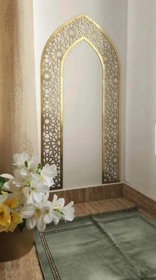 Mihrab For Prayer Room Namaz Wall Art, ramadan mubarak decor mihrab, prayer art decor