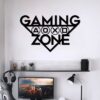 Gamer Wooden Wall Decor – Premium Laser-Carved Gaming Zone Sign