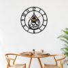 MashAllah Islamic Wooden Wall Clock, Modern Design Islamic Clock