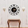 Islamic Alif Waw Large Wall Clock – Handcrafted Wooden Islamic Clock with Arabic Calligraphy for Modern Muslim Home Decor & Prayer Rooms - Image 2