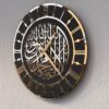 First Kalimah Islamic Wall Art & Clock – Handcrafted Arabic Calligraphy Decor for Prayer Rooms, Eid Gifts & Muslim Home Decor - Image 4